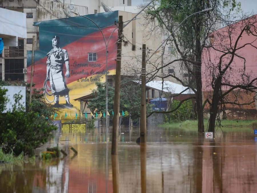 Inundação na cidade de Lajeado Foto : Camila Cunha