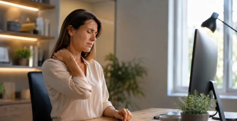 Dores ao trabalhar sentado: postura, pausas e sinais do corpo que merecem atenção
