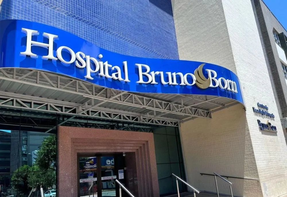 Hospital Bruno Born, de Lajeado (Foto: Divulgação/HBB)