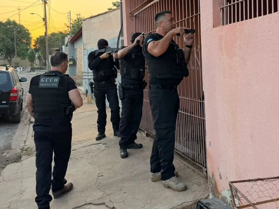 Mandados foram cumpridos durante a manhã em Cuaibá | Foto : Polícia Civil