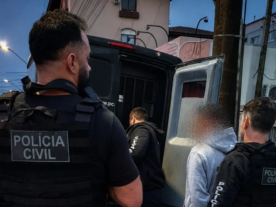 Mandado de prisão foi cumprido pela Polícia Civil Foto : Polícia Civil / CP