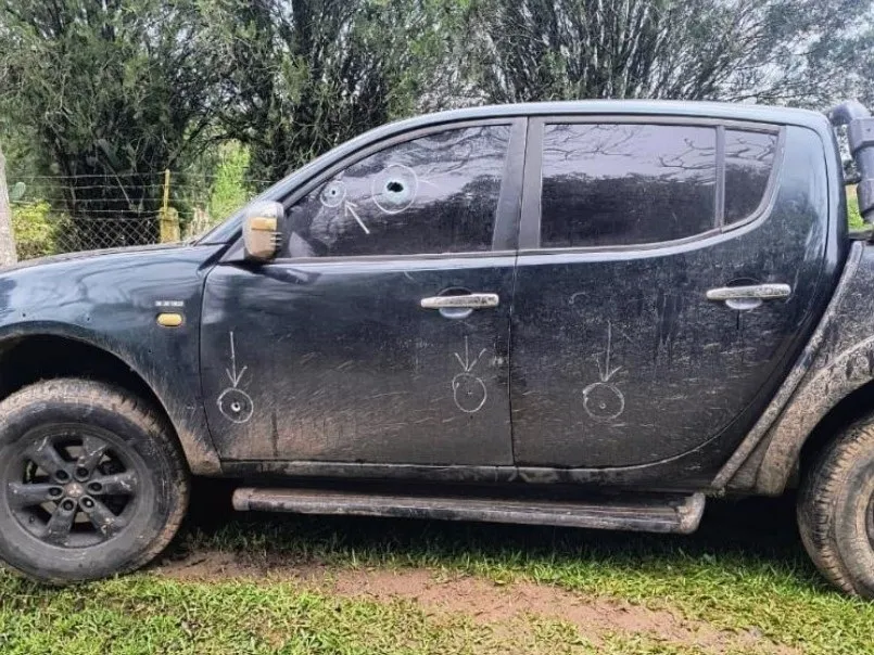 Dois homens são presos por roubo de carro de bombeiro militar em Gravataí Foto : Polícia Civil / CP