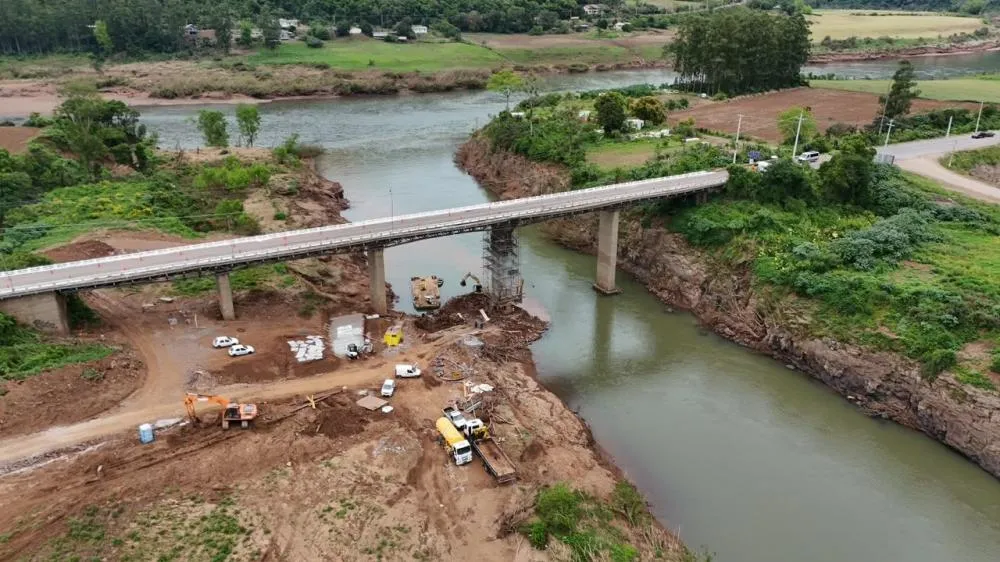 Ponte entre Encantado e Muçum será totalmente liberada para veículos nesta quarta-feira (28)