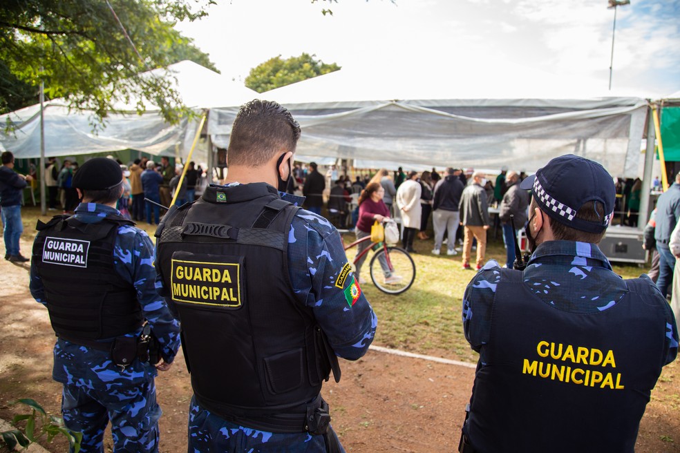Concurso para guarda municipal tem inscrição aberta — Foto: Gustavo Garbino/Prefeitura de Canoas