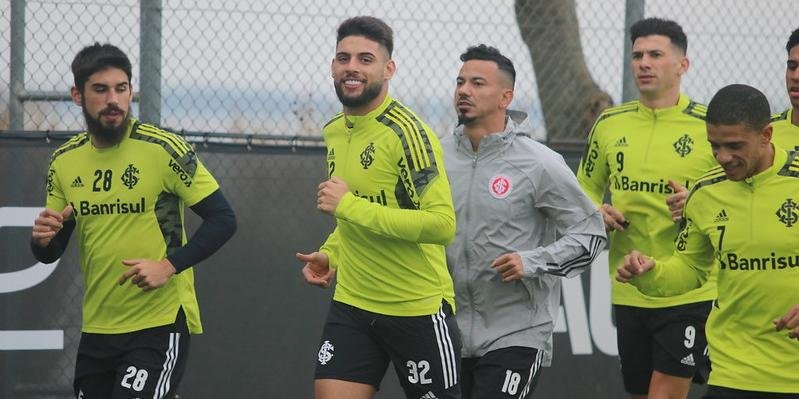 Preparação física tem garantido ao Inter reações nos minutos finais dos jogos. Foto: Ricardo Duarte/Inter