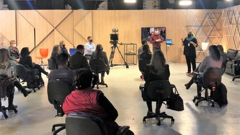 Aulas para o Enem serão transmitidas dos estúdios da TVE em Porto Alegre | Foto: Foto: Lucas Nogare/Seduc
