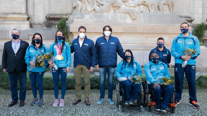 Atletas participaram dos Jogos Paralímpicos em Tóquio - Foto: Itamar Aguiar / Palácio Piratini