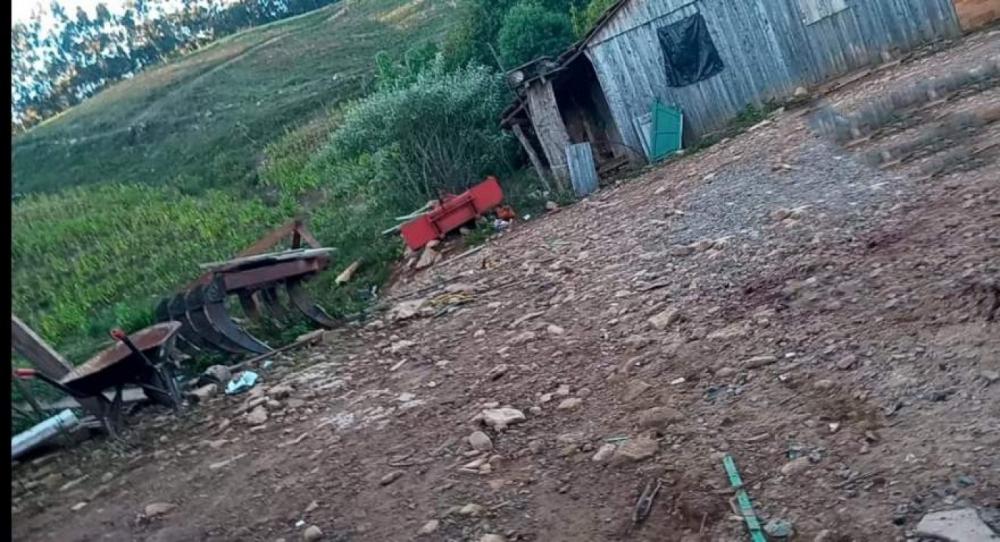 Foto: Local onde ocorreu o crime.