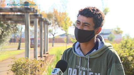 Jovem pede indenização e que seus antecedentes criminais sejam removidos de sua ficha corrida — Foto: Reprodução/RBS TV