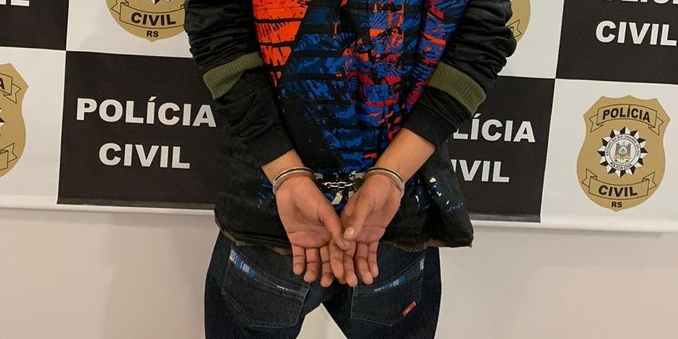 Acusado do crime foi detido pela equipe da 4ª Delegacia de Polícia de Homicídios e Proteção à Pessoa | Foto: Polícia Civil / Divulgação / CP