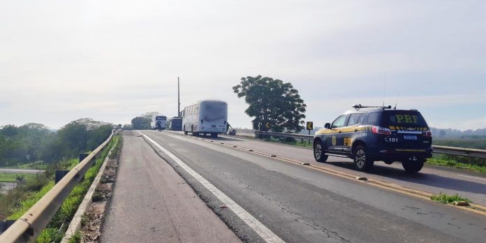 Polícia Rodoviária Federal atendeu a ocorrência | Foto: PRF / Divulgação / CP