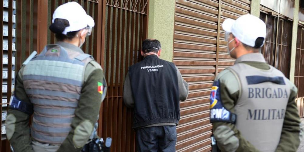Vigilância Epidemiológica conta com o apoio da Brigada Militar nas fiscalizações | Foto: Andréia Copini / Divulgação / CP