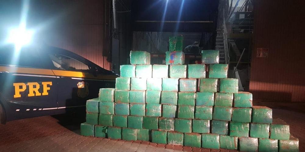 Droga tinha como destino a cidade de Portão | Foto: PRF / Divulgação