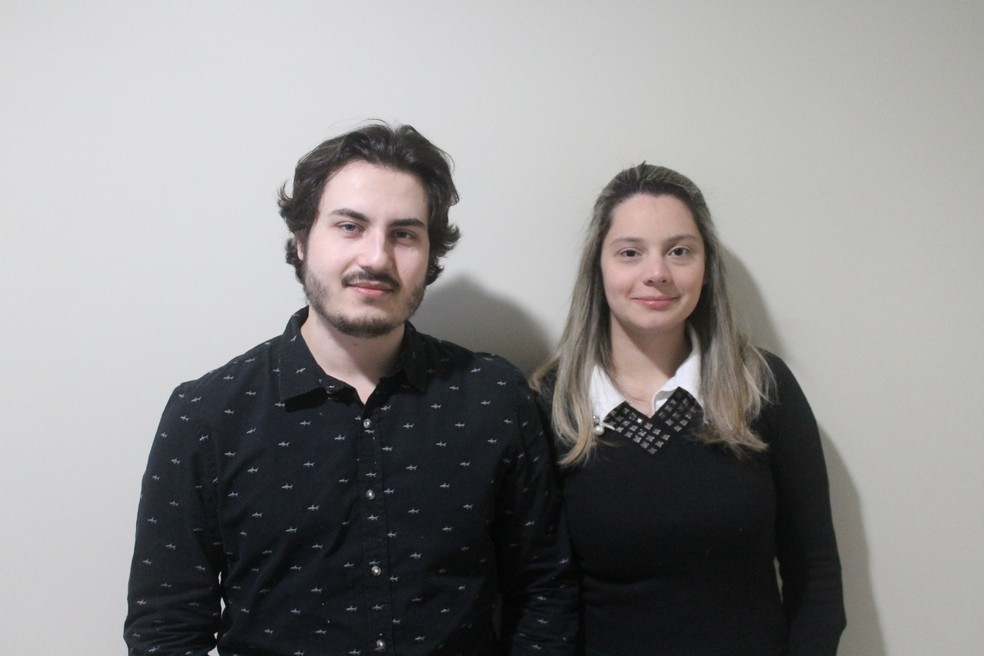 Álisson Rodrigues Martins e Manoella Treis criaram a Plug Doações — Foto: Arquivo pessoal