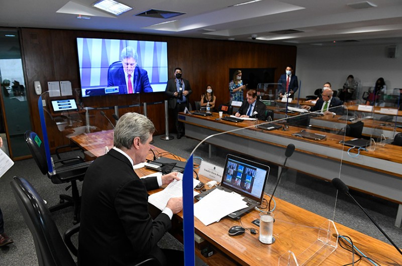 Dário Berger preside a reunião da Comissão de Infraestrutura - Roque de Sá/Agência Senado