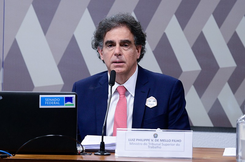 Luiz Philippe Vieira de Mello Filho durante sabatina na Comissão de Constituição, Justiça e Cidadania (CCJ) do Senado - Pedro França/Agência Senado