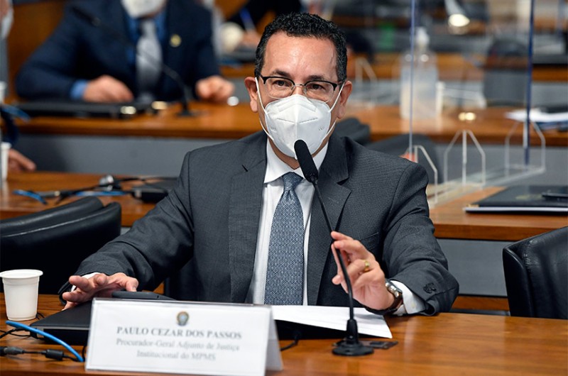 Atualmente, Paulo Cezar dos Passos exerce o cargo de procurador-geral adjunto de justiça institucional do Ministério Público - Jefferson Rudy/Agência Senado