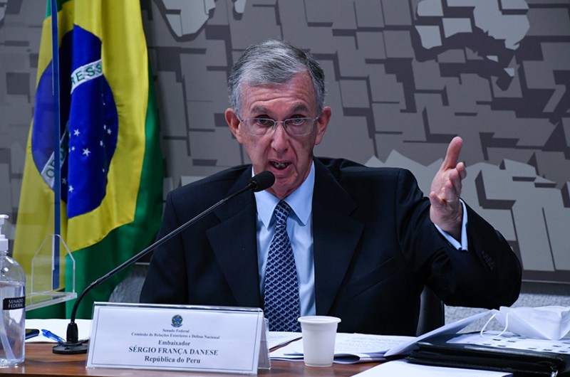 Sérgio França Danese foi sabatinado pela Comissão de Relações Exteriores (CRE) em outubro. - Edilson Rodrigues/Agência Senado