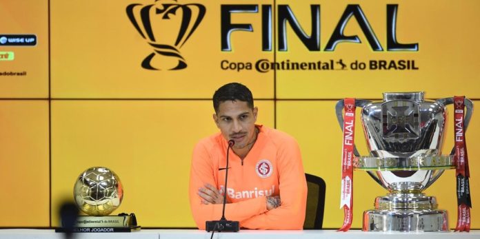Paolo Guerrero é a esperança de gols para o Inter reverter desvantagem no jogo de volta da final da Copa do Brasil | Foto: Ricardo Duarte/Inter/Divulgação