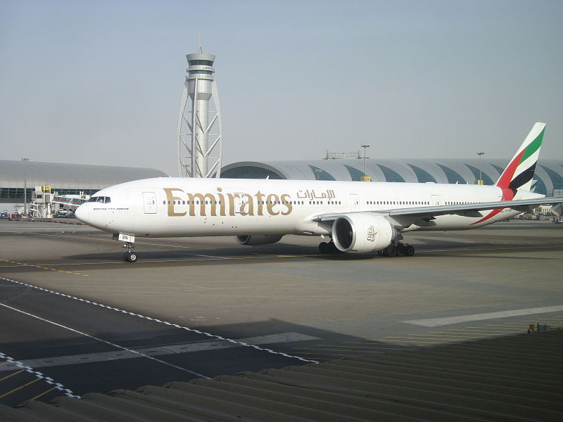 Boeing 777 da Emirates, semelhante ao da ocorrência WIKIMEDIA COMMONS