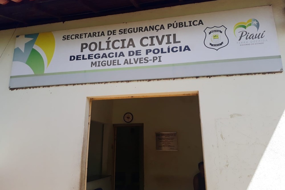 Delegacia de Miguel Alves, no Piauí. — Foto: Divulgação/PC