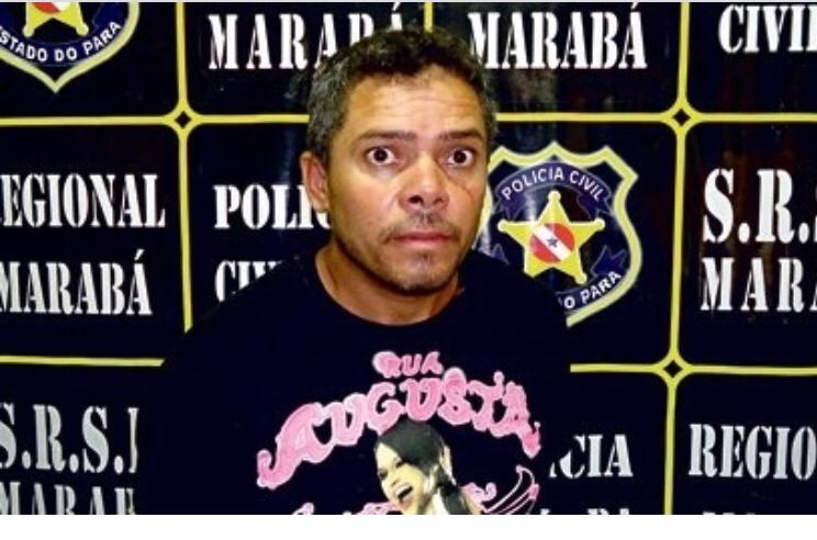 “Paulo Cicatriz”, em foto da época que foi preso em Marabá no ano de 2012/Foto: Divulgação