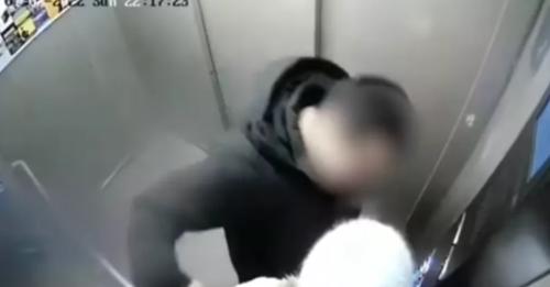 Homem de 27 anos abusa de menina de 15 em elevador na Rússia – Foto: Reprodução vídeo Mail Online