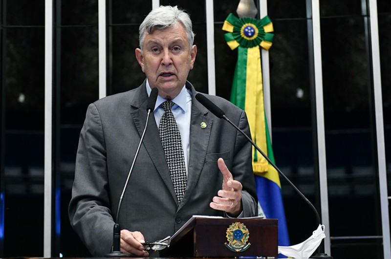 O senador informou, por meio de sua assessoria, que segue cumprindo sua agenda de forma on-line - Roque de Sá/Agência Senado