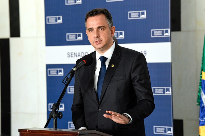 O presidente do Senado, Rodrigo Pacheco, usou as redes sociais para lamentar um incidente ocorrido na cidade histórica de Ouro Preto - Jefferson Rudy/Agência Senado