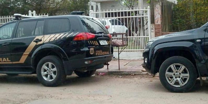 Estão sendo cumpridos 11 ordens judiciais em Santa Vitória do Palmar, Chuí e Uruguaiana, além de bloqueio de contas bancárias e indisponibilidade de veículos | Foto: PF / Divulgação / CP