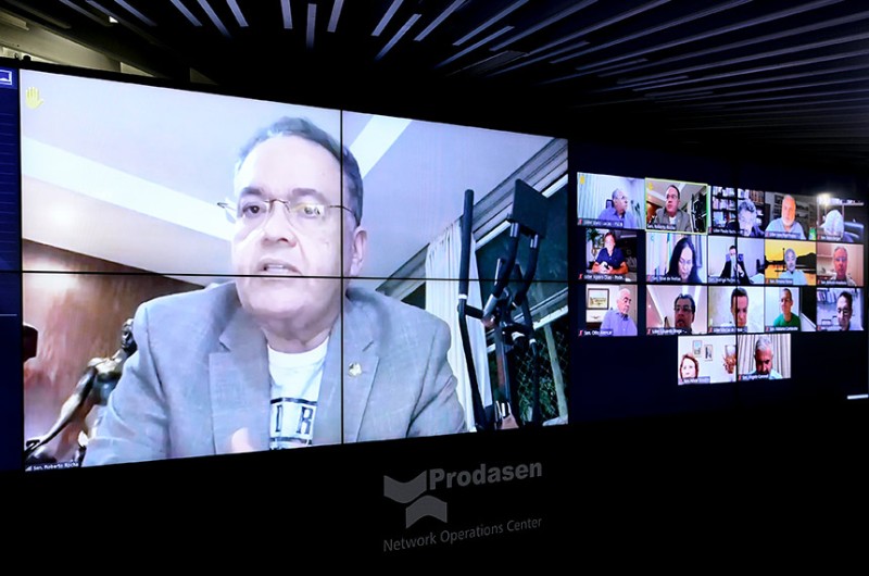 O senador Roberto Rocha (PSDB-MA) é mais um que testou positivo para a covid-19 - Pedro França/Agência Senado