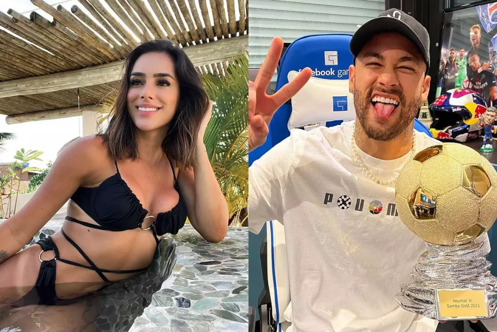 Reprodução/Instagram/@brunabiancardi/@neymarjr