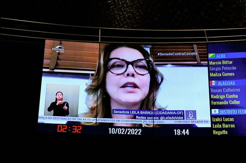 A senadora Leila Barros (Cidadania-DF) destacou que o governo também ignora a principal lei esportiva do nosso país, que é a Lei Pelé - Roque de Sá/Agência Senado