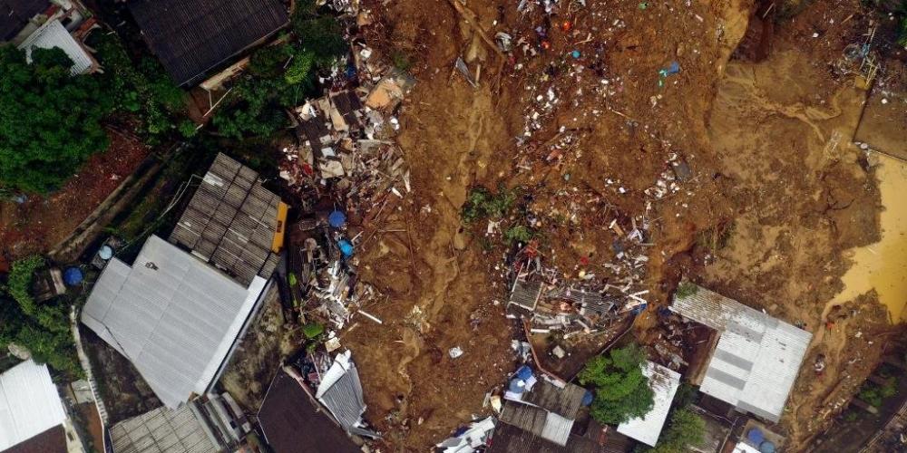 Mais de 100 pessoas morreram em Petrópolis por conta das chuvas | Foto: Florian Plaucher / AFP / CP