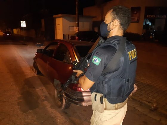Kadett roubado. Foto: Divulgação PRF