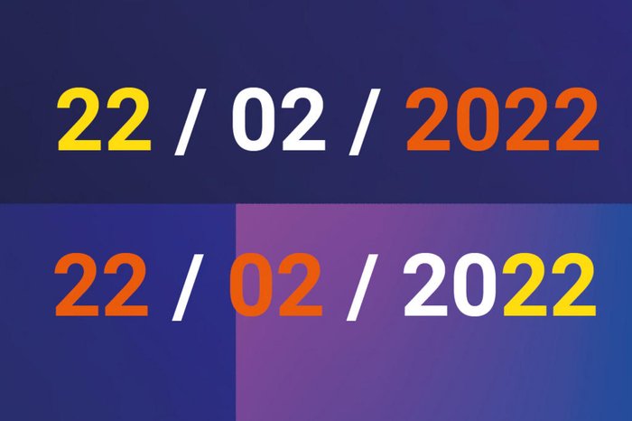 22/02/2022 é um palíndromo, ou seja, pode ser lida de forma igual de trás para frente e vice-versa Douglas Menezes / Arte GZH