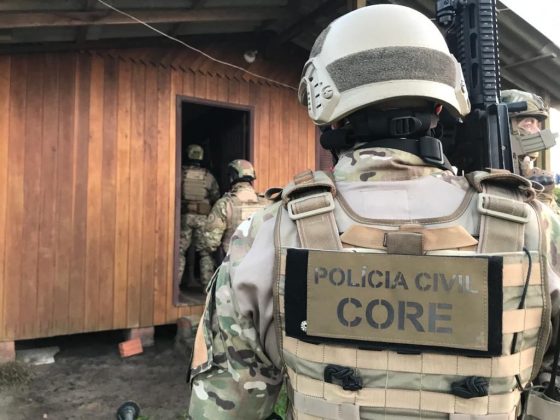 Operação policial no Litoral Norte. Foto: Divulgação PC