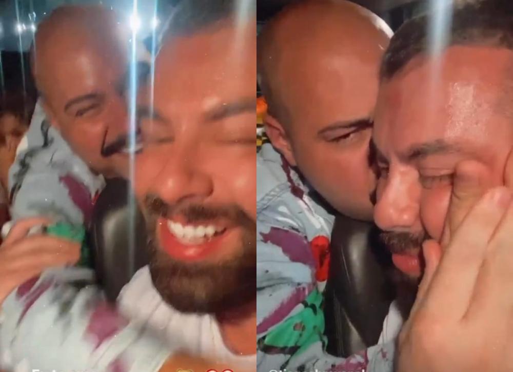 Tiago Abravanel reencontra o marido, Fernando Poli (Foto: Reprodução/Instagram)