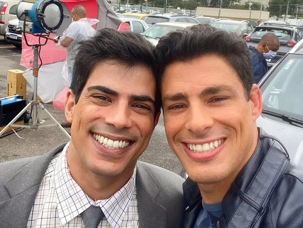 Os irmãos Pavel Reymond e Cauã Reymond (Foto: Reprodução/Instagram)