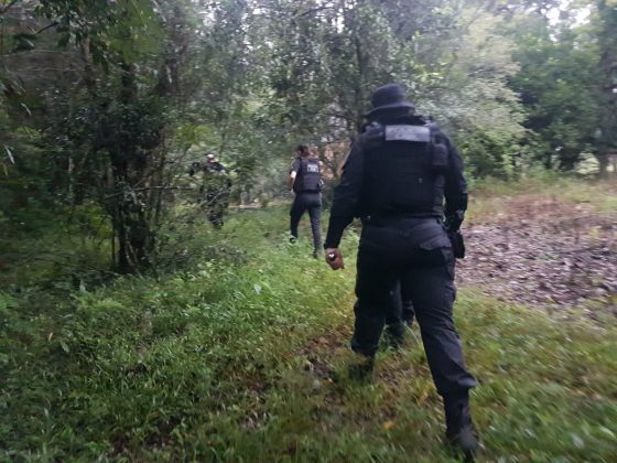 Propriedade rural em Mariana Pimentel era usada para o armazenamento dos entorpecentes. Foto: Polícia Civil/Divulgação
