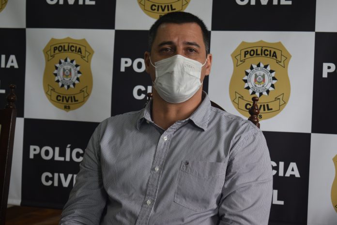 Delegado Dinarte Marshall Júnior, titular da Polícia Civil de Arroio do Meio (Foto: Artur Dullius)