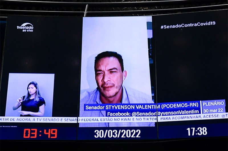 O relator foi o senador Styvenson Valentim (Podemos-RN) - Roque de Sá/Agência Senado