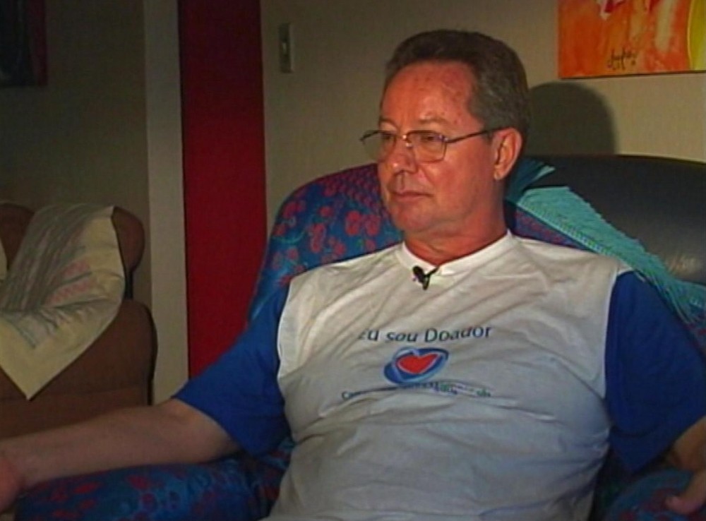 João Carlos Cechella, considerado o mais longevo paciente de transplante de coração do estado, faleceu em Santa Maria — Foto: Reprodução/RBS TV
