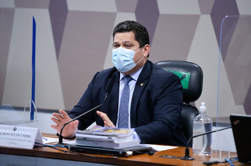 A CCJ é presidida pelo senador Davi Alcolumbre (DEM-AP) - Edilson Rodrigues/Agência Senado