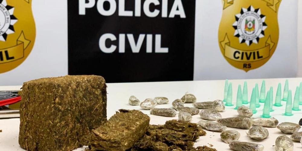 Os agentes recolheram cocaína, crack e maconha | Foto: PC / Divulgação / CP