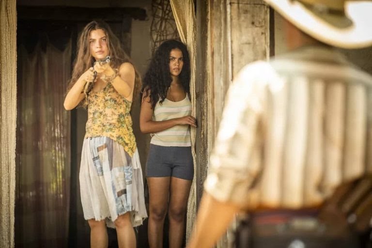 Tibério acha Jove e chantageia Juma para conseguir levar Muda (Foto: Reprodução)