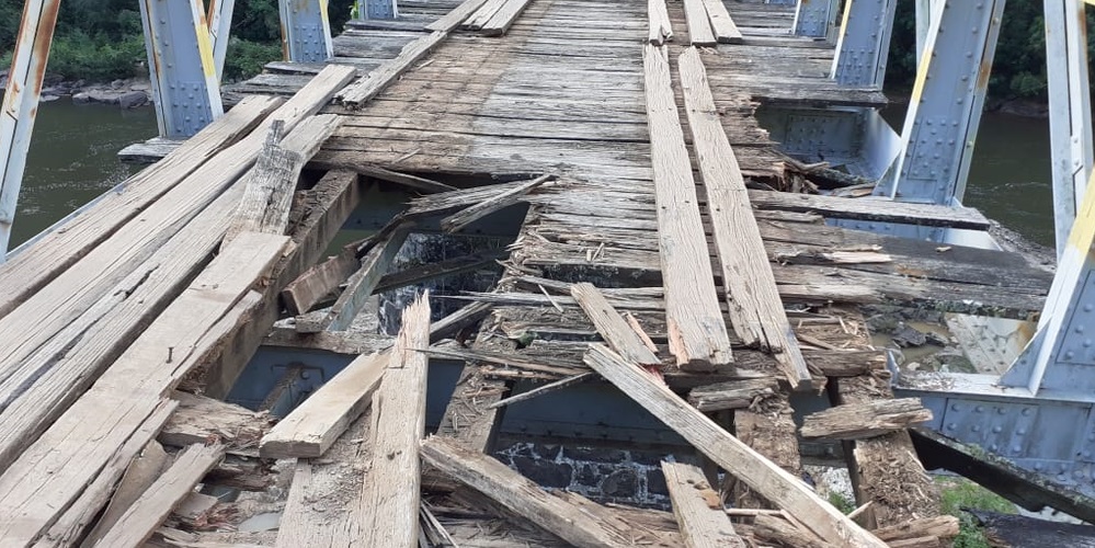 Ponte centenária de Caxias do Sul passa por reformas | Foto: Subprefeitura de Criúva / Divulgação / CP