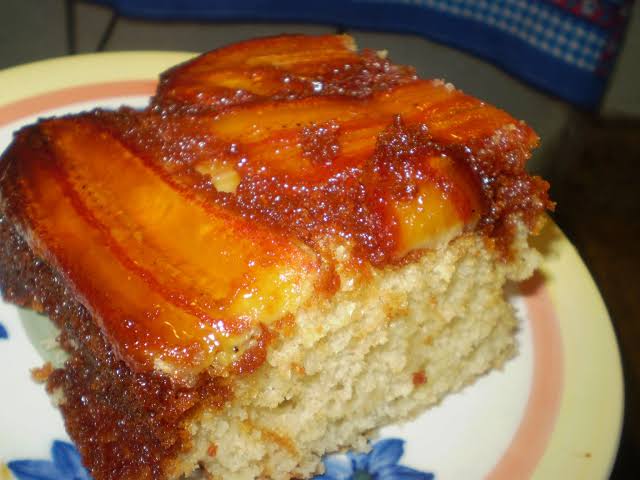 Receita de bolo de banana simples