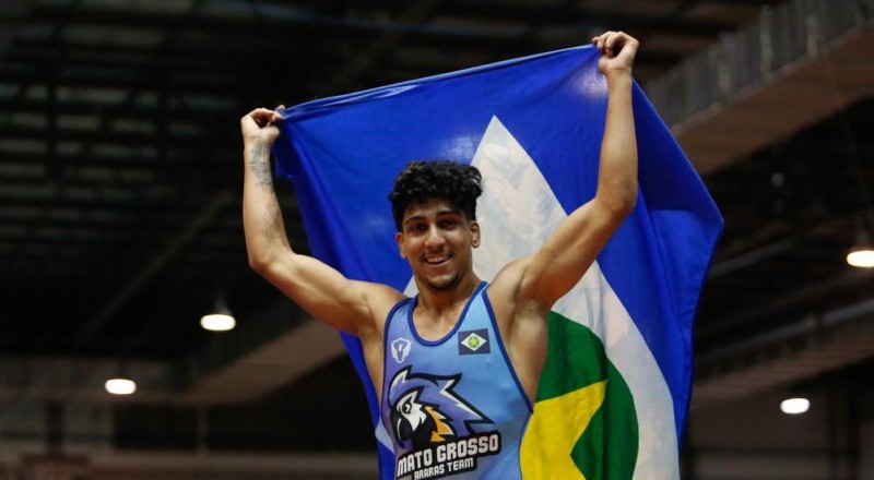 Guilherme Porto, atleta do wrestling, foi um dos classificados nessa edição do Bolsa Atleta - Foto por: COB