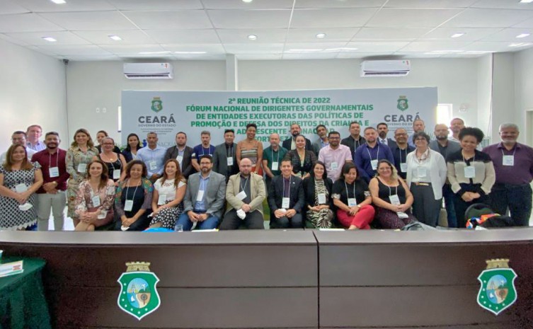 Evento conta com relatos dos estados, discussão e aprovação do estatuto do Fonacriad - Foto: Divulgação/Seas Ceará